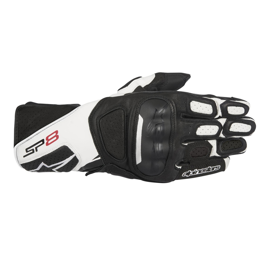 Alpinestars SP-8 Gloves Black  White