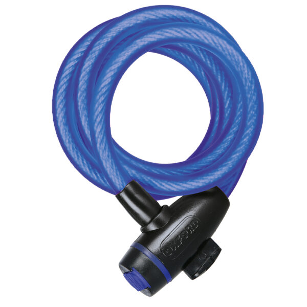 Oxford Cable Lock 12mm x 1800mm Blue